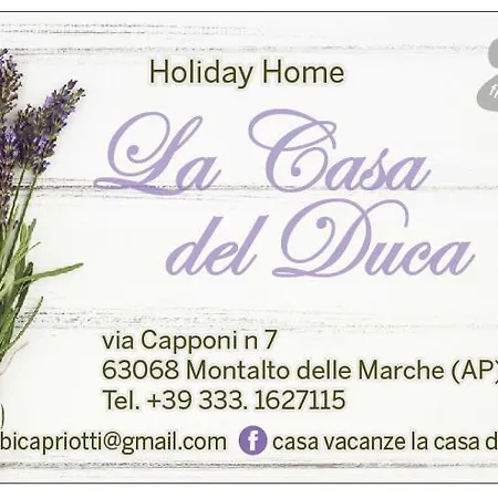 La Casa Del Duca Holiday home
